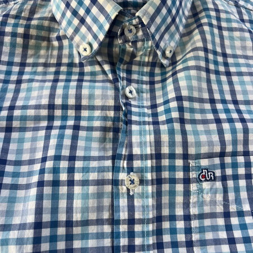 Dur short sleeve shirt size L like new, blue