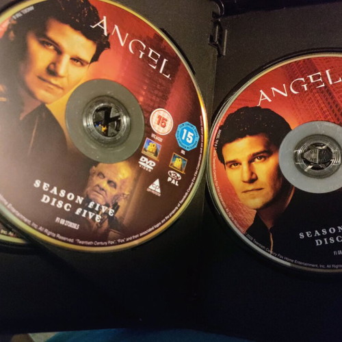 Angel season 5 DVD used, 6 discs with English subtitles