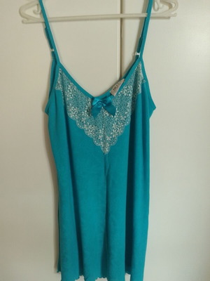 Nota Lingerie nightgown No 52 turquoise like new