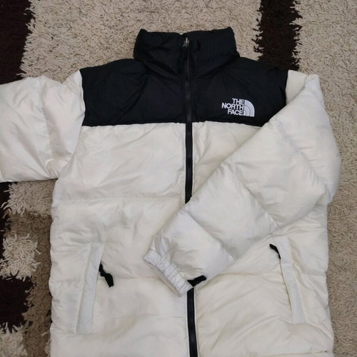 The North Face 1996 Nuptse Puffer Jacket new, size large, black and white