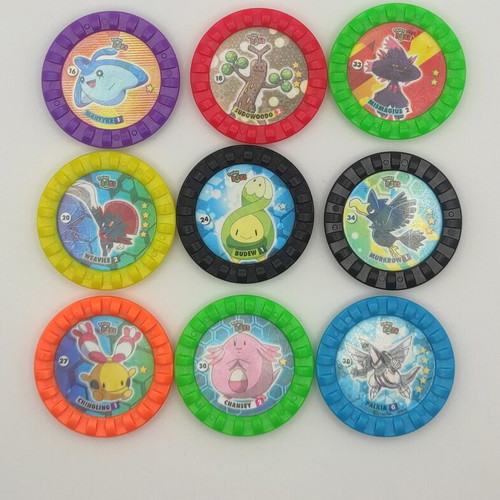 Pokémon Roks caps 9 pieces like new