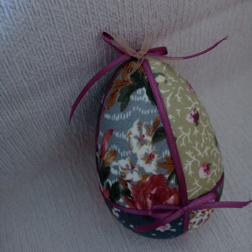 Decorative egg mix and match orange green blue used
