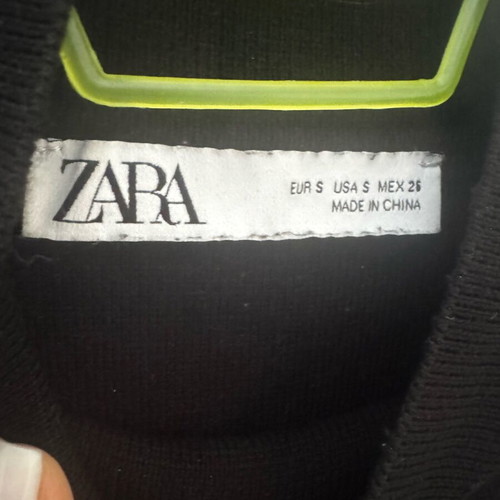 Zara small black turtleneck dress like new
