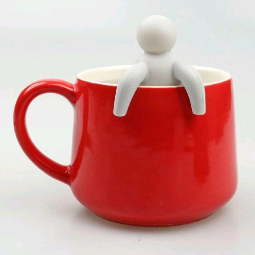 Tea strainer used in human shape