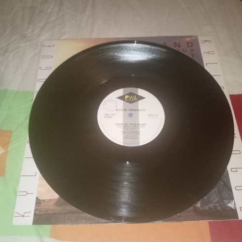 Kylie Minogue Hand On Your Heart 12" vinyl used, pop