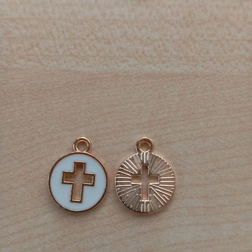 Cross pendants for baptism favors new, pack of 100 pieces