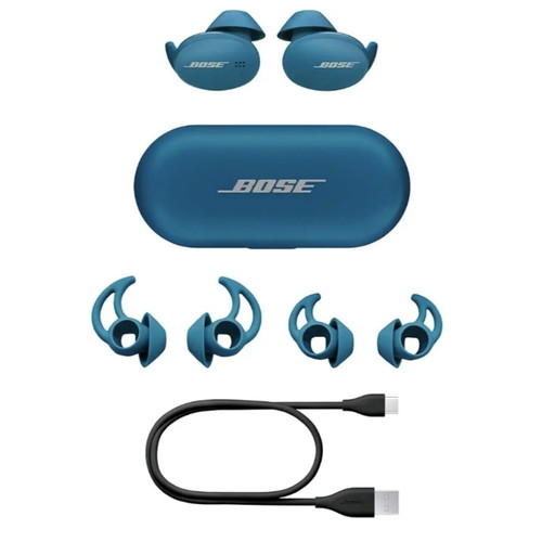 BOSE wireless earbuds, navy blue