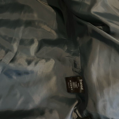 Fransa synthetic fur jacket new, petrol color