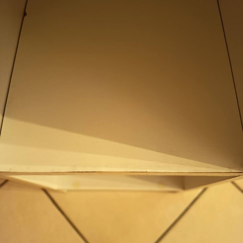 Shelf used, small wooden shelving unit