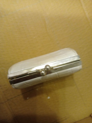 Wallet used for coins, 8.5x5cm, white