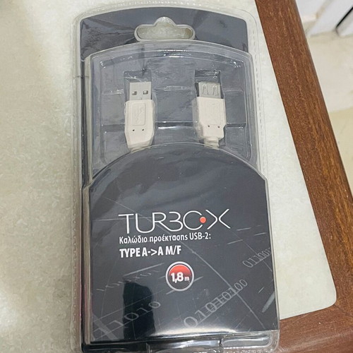 Turbo-X USB2.0 Type A M/F Extension Cable 1.8m New