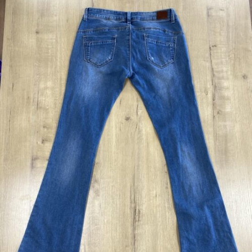 Low rise Y2K jeans, blue