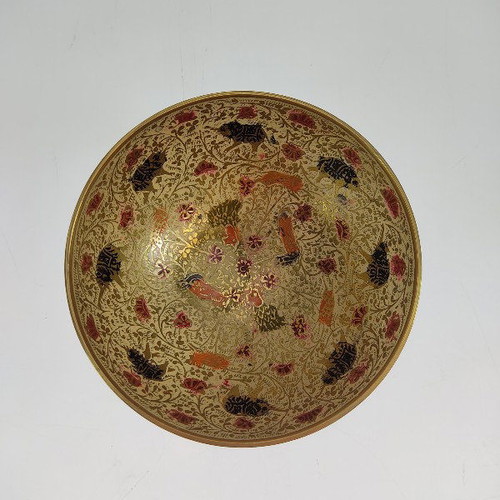 Small painted brass fontaniera used