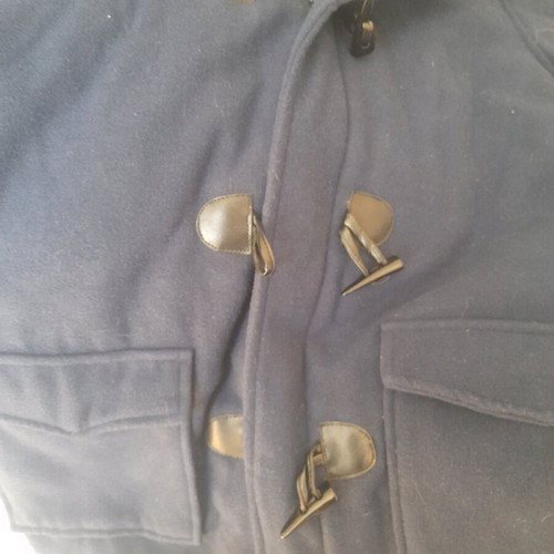Montgomery style teenage coat blue dark, almost unworn, Energiers