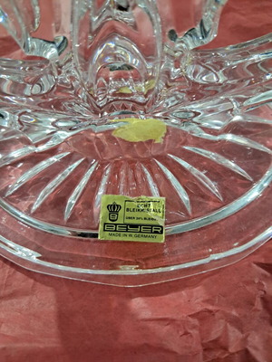Crystal 3-Arm Candlesticks