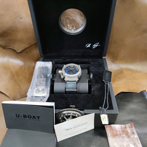 U-Boat U1001 Titanium Diver Watch 1000M Limited Edition 300 pcs like new