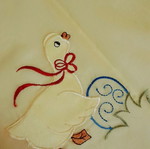 Easter tablecloth new 0.85 × 0.85 cm