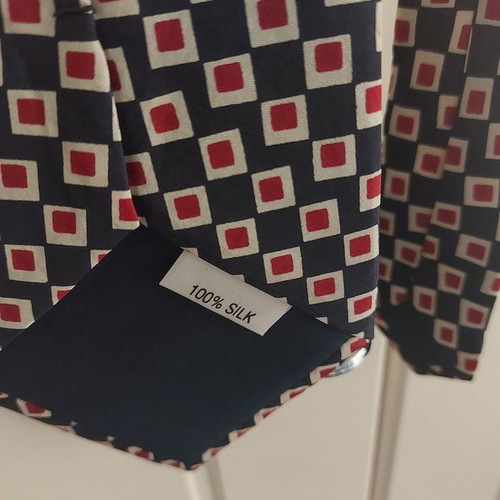 Tie used, 100% silk