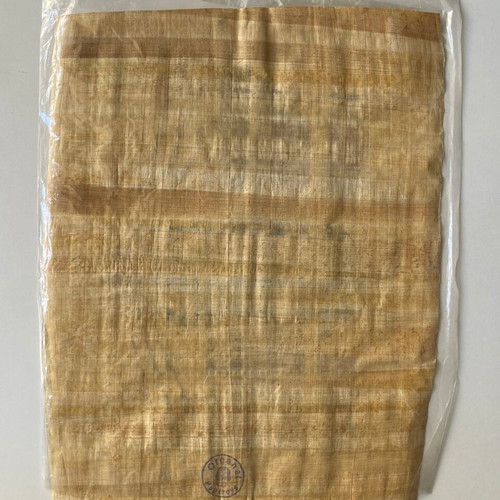 Egyptian Papyrus Winged Scarab and Sun Disk new