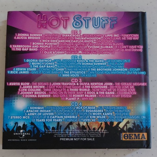 Hot Stuff pop 4 CD box set new