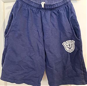 Vintage boys YACHT CREW motif sweatpants shorts age 14