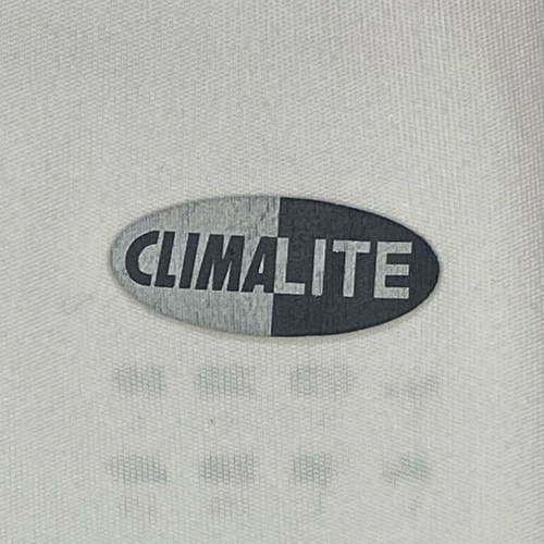 Adidas Climalite sports shirt used, white, size L