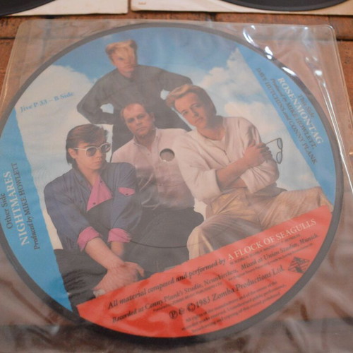 A Flock Of Seagulls Nightmares Picture Single 7'' 45 RPM like new, pop