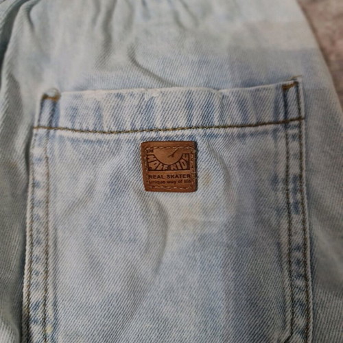 Zara denim shorts size 10 used, blue kids