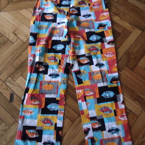 Apart lips pants used, colorful, size XS