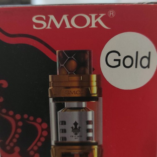 Smok TFV12 P tank used, gold 8ml 25.5mm