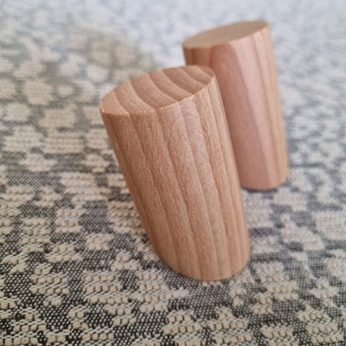 Minimal wooden hooks hangers new, set of 4 pieces