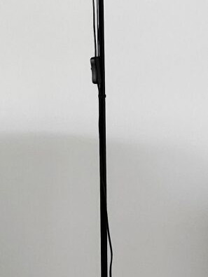 IKEA Not floor lamp, black and white, adjustable height