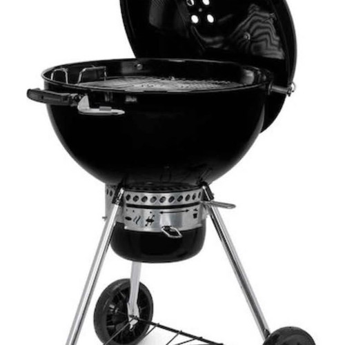Weber Master Touch GBS E-5750 stainless steel charcoal kettle grill like new