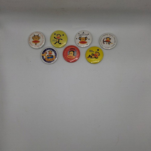 Paul Frank Julius the Monkey collectible pin set of 7 new
