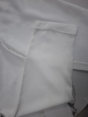 Zara high-waisted white pants with pleats size XS like new