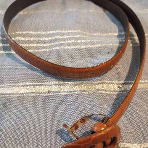 Artisti Italiani leather belt like new, adjustable, 88 cm