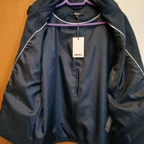 Mexx women's trench coat blue new, size L