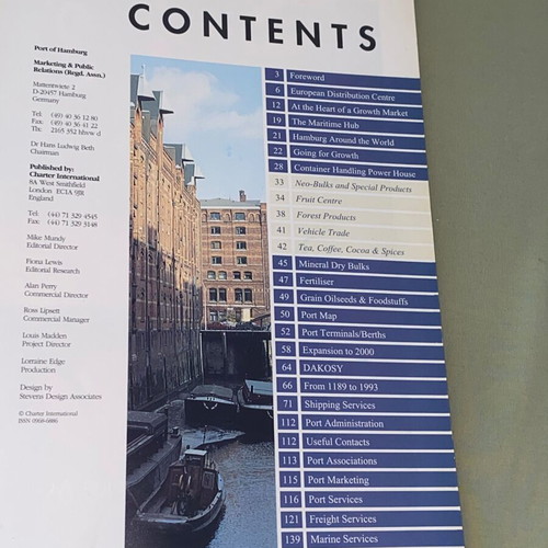 Vintage Port of Hamburg Guide 1993-1994 like new, collectible