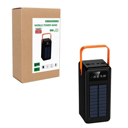 Power Bank Solar Charging 50000mAh New
