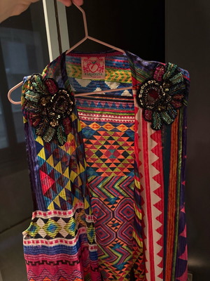 Swimwear cover-up like new, multicolored, size S