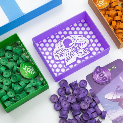 Seti Insert Board Game Organizer 3D Printed for Sleeved Cards