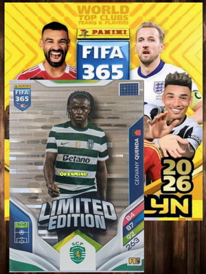 Κάρτα Quenda Limited FIFA 365 2026 Adrenalyn XL Sporting CP καινούργια