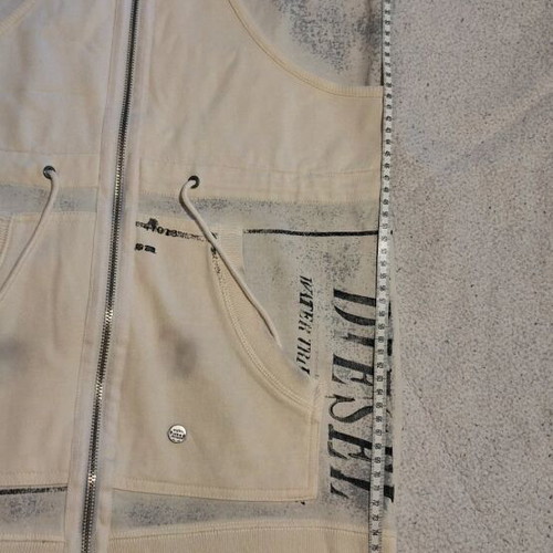 Diesel mini sweatshirt dress like new, beige with zipper