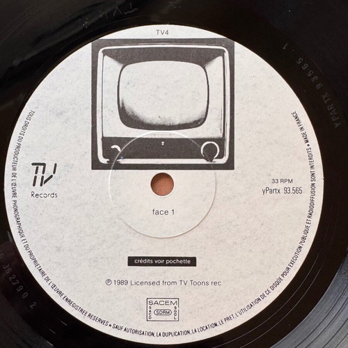 TeeVee Toons The Commercials LP like new, pop genre