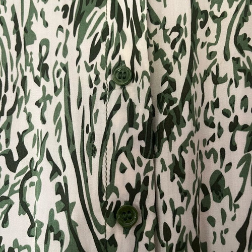 Zara women's shirt new, size S, beige and green