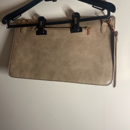 Doca envelope bag used, beige with minor repair needed