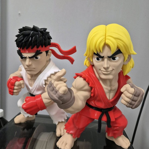 Ken figure from Street Fighter 3D print like new
