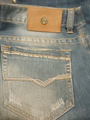 Diesel blue jeans pants new W 34 L 34 unworn
