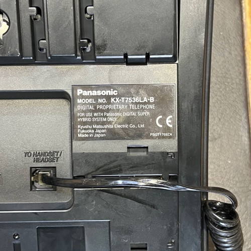 Panasonic telephone system device KX-T7536LA-B used
