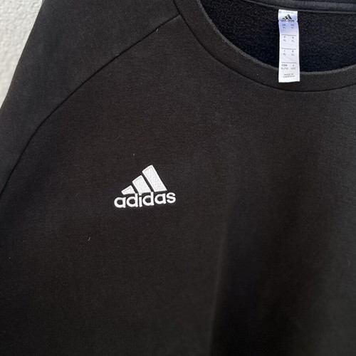 Adidas sweatshirt, black and white, XL